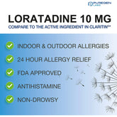 Puregen Labs Allergy Relief Loratadine 10mg - Non-Drowsy Antihistamine Allergy - 100 Tablets - 1PK